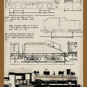 Train Schematic - Art Print