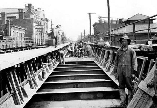 Train Tracks Under Construction