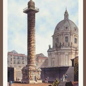 Trajan's Column by M. DuBourg - Art Print