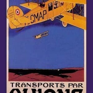 Transports par Avions by Terrando - Art Print