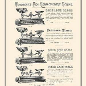 Troemners Fine Confectioners Scales - Art Print