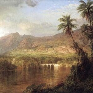 Tropical Scene by Frederic Edwin Church - Art Print