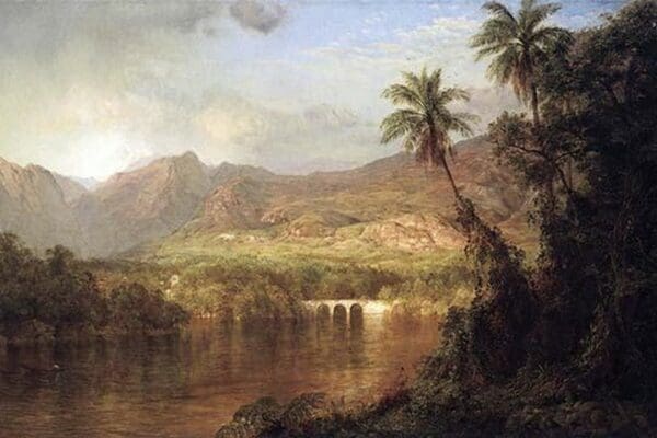 Tropical Scene by Frederic Edwin Church - Art Print