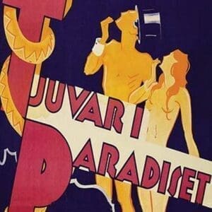 Trouble in Paradise 'Tjuvari Paradiset' - Art Print