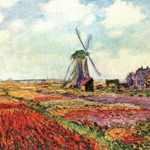 Tulips of Holland by Claude Monet - Art Print