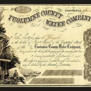 Tuolumne County Water Company - Art Print