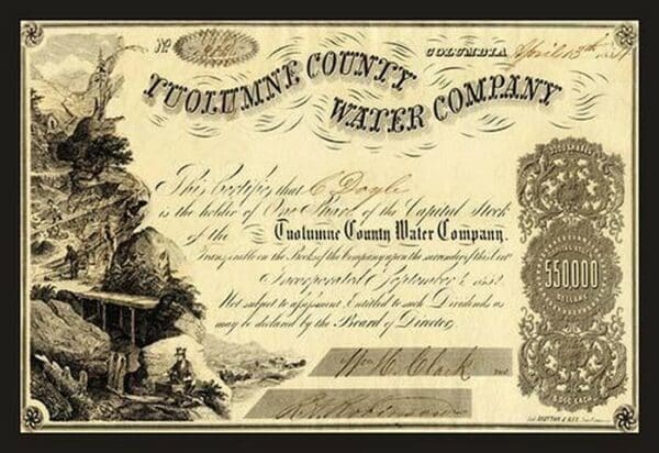 Tuolumne County Water Company - Art Print