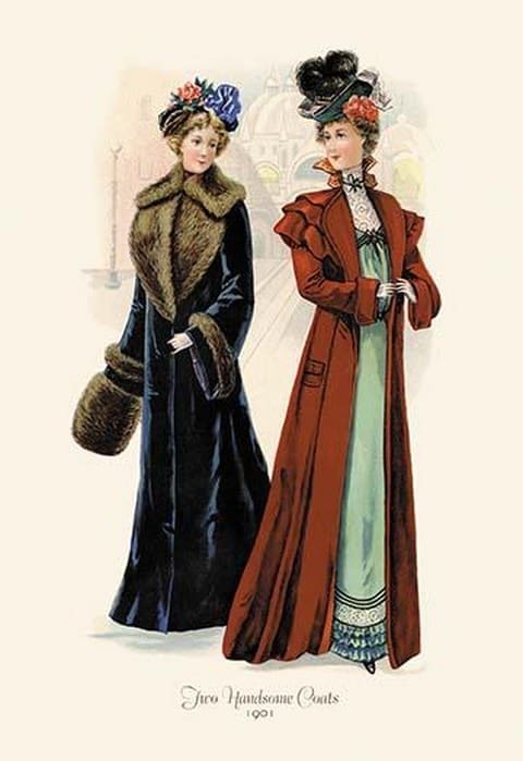 Two Handsome Coats - Art Print