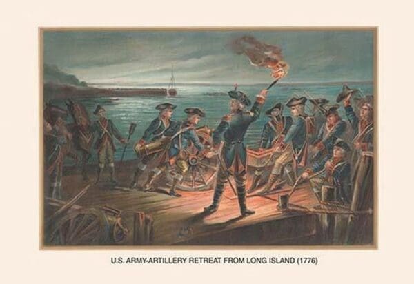 U.S. Army - Artillery Retreat from Long Island