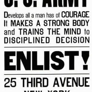 U.S. Army ENLIST! - Art Print