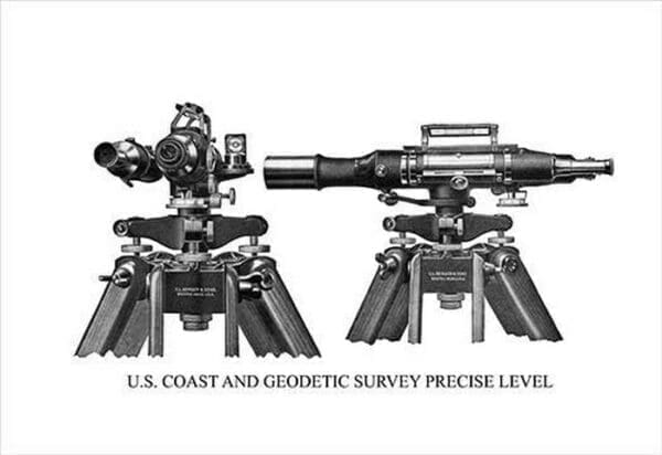 U.S. Coast and Geodetic Survey Precise Level - Art Print