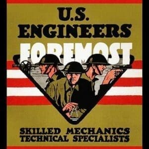 U.S. Engineers Foremost by Charles Buckles Falls - Art Print