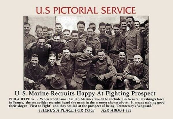 U.S. Marine Recruits - Art Print