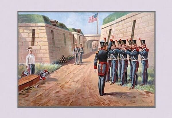 U.S. Navy: Firing Squad by Werner - Art Print