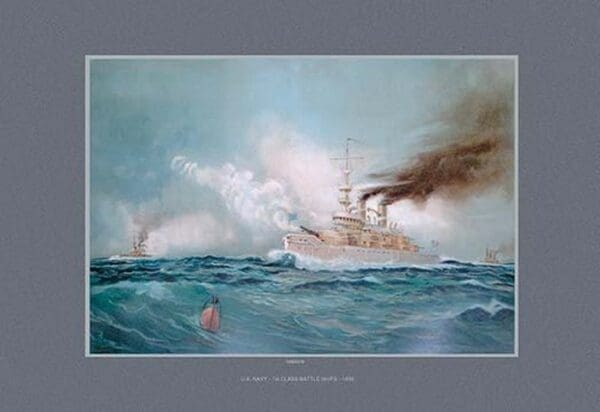 U.S. Navy: Indiana by Werner - Art Print