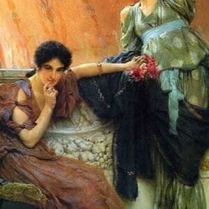 Unconscious Rivals by Sir Lawrence Alma-Tadema - Art Print