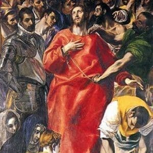 Undressing Christ by El Greco - Art Print