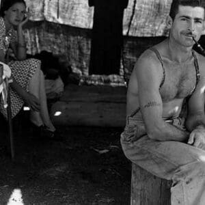 Unemployed lumber worker by Dorothea Lange - Art Print