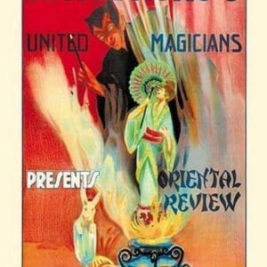 United Magicians Presents - Oriental Review - Art Print