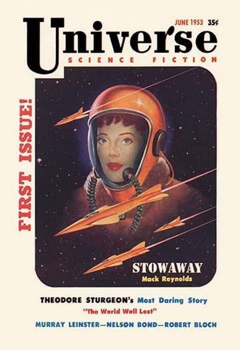 Universe Science Fiction: Rocket Girl - Art Print