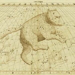 Ursa Major by Sir John Flamsteed - Art Print