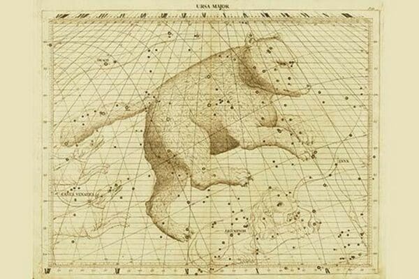 Ursa Major by Sir John Flamsteed - Art Print