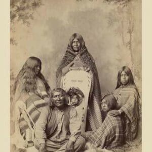 Ute Indian Family - Art Print