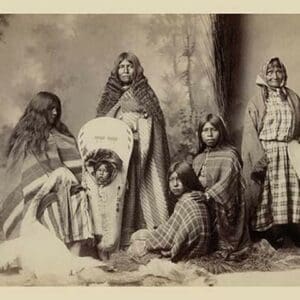 Ute Indians: Three Generations of Women - Art Print