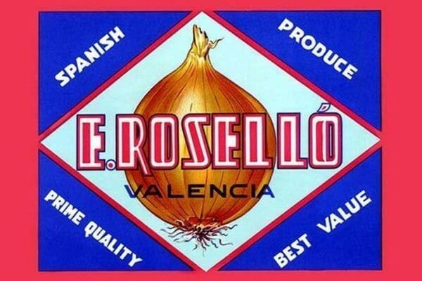 Valencia Onions by by Evarist Mora Rosello - Art Print