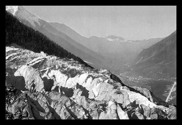 Valley of Chamonix and the Ner de Glace by Detroit Photographic Company - Art Print