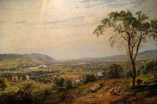 Valley of Wyoming by Jasper Francis Cropsey - Art Print