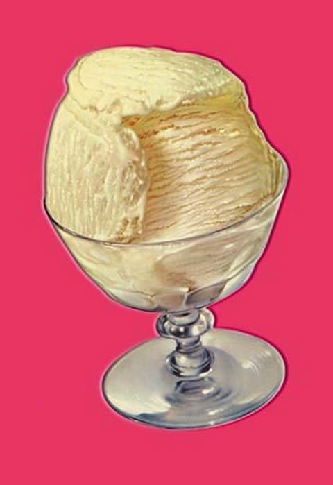 Vanilla Ice Cream - Art Print