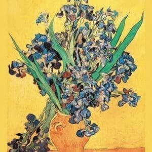 Vase avec Irises by Vincent van Gogh - Art Print