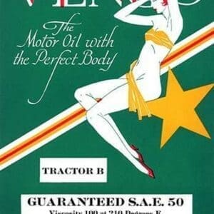 Venus Motor Oil - Art Print