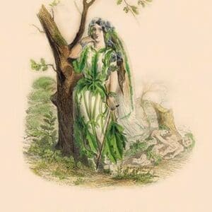 Verveine by J.J. Grandville - Art Print