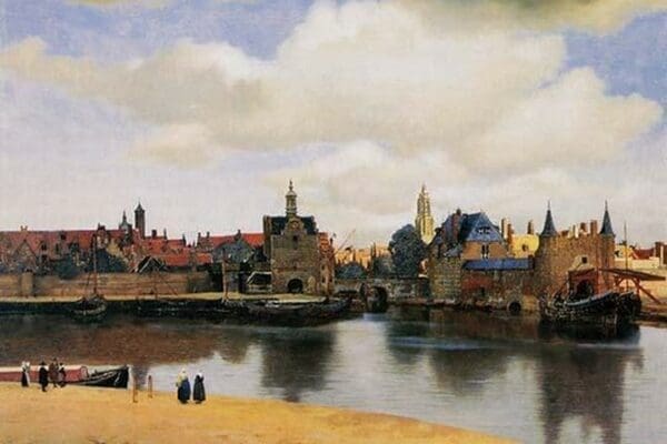 View of Delft by Johannes Vermeer - Art Print