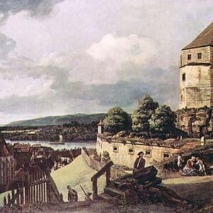 View of Pirna by Canaletto #2 - Art Print