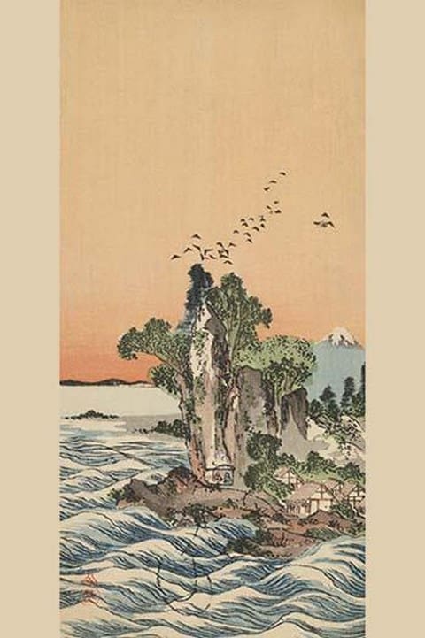 View of Shichirigahama by Buncho Tani - Art Print