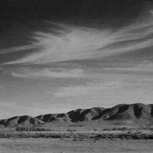 View south from Manzanar to Alabama Hills by Ansel Adams - Art Print