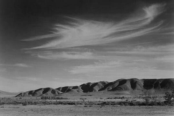 View south from Manzanar to Alabama Hills by Ansel Adams - Art Print