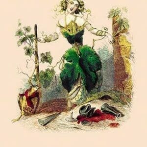 Vigne by J.J. Grandville - Art Print