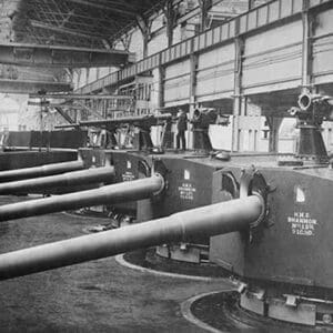 Vikers Works Naval Construction Manufactures Battleship guns and turrets - Art Print