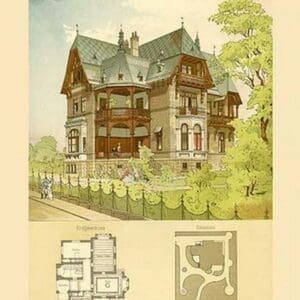 Villa in Vienna by Baurat Rotter Von Naumann - Art Print