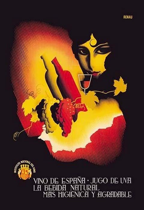 Vino de Espana by Josep Renau - Art Print