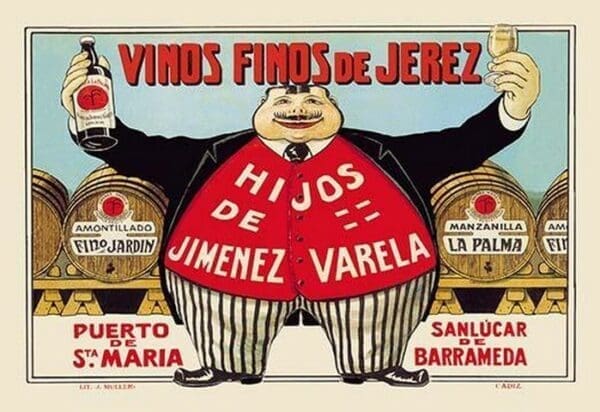 Vinos Finos de Jerex - Art Print