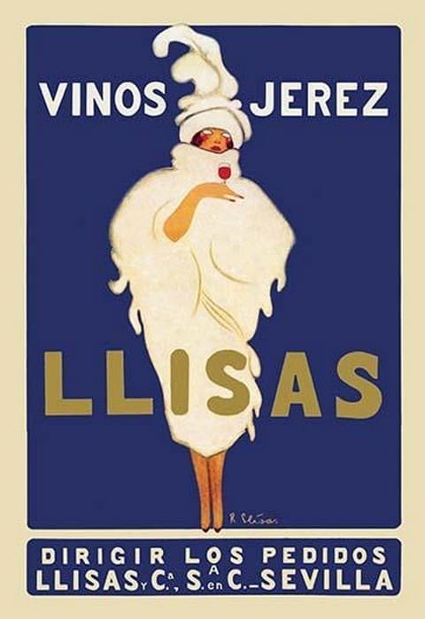 Vinos Jerez Llisas - Art Print