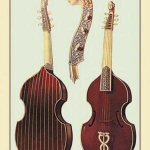 Viola da Gamba by Theodore Thomas - Art Print