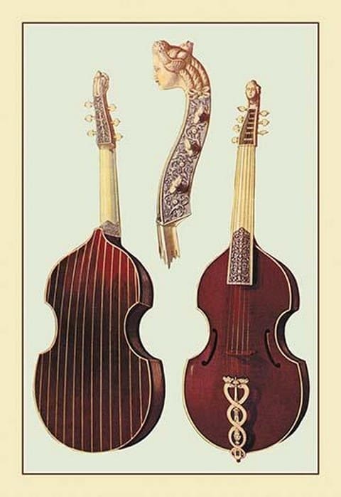 Viola da Gamba by Theodore Thomas - Art Print