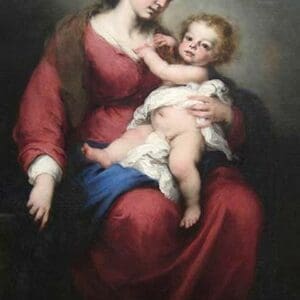 Virgin & Child by Bartolome Esteban Murillo - Art Print