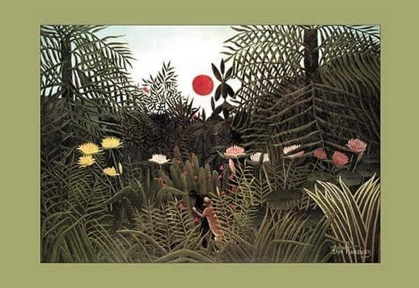 Virgin Forest by Henri Rousseau - Art Print